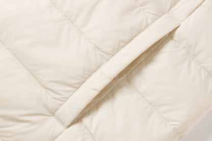 電熱羽絨馬甲（米白）