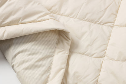 電熱羽絨馬甲（米白）