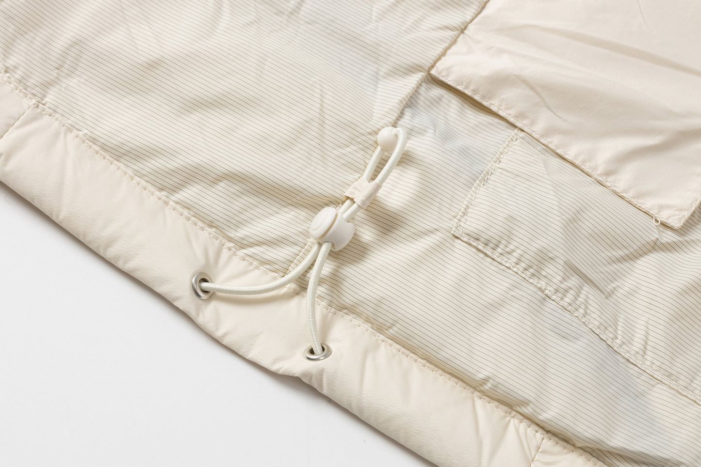 電熱羽絨馬甲（米白）