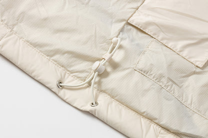 電熱羽絨馬甲（米白）