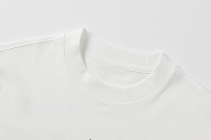 后背印花长袖T恤