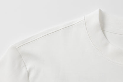 后背印花长袖T恤