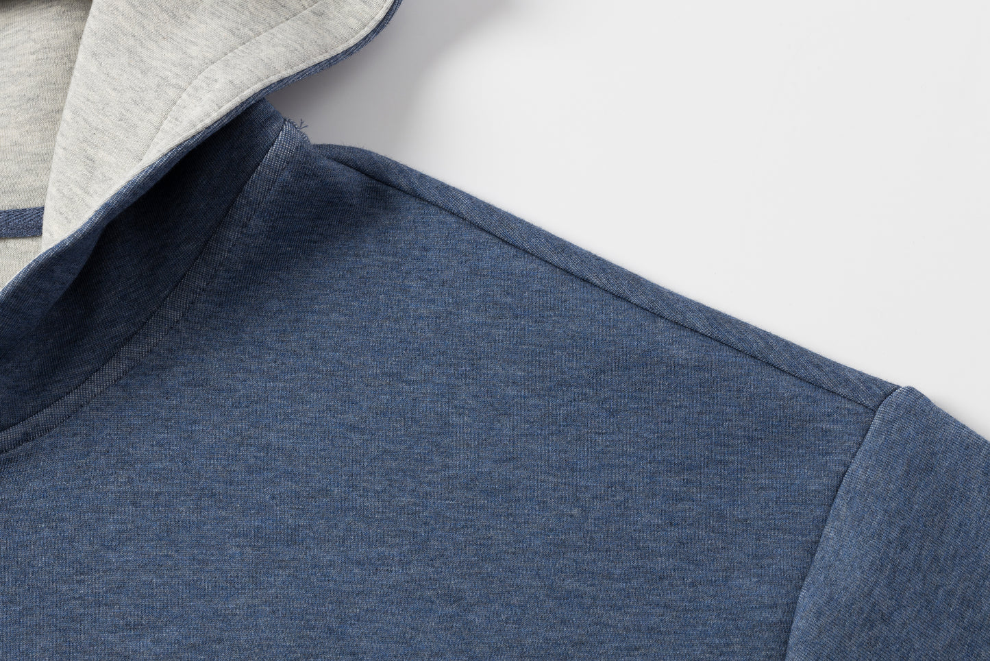 拉鏈帽衫（牛仔藍）