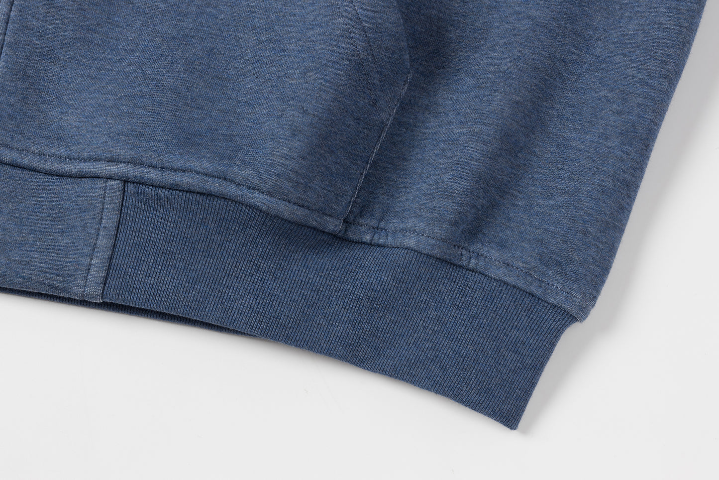 拉鏈帽衫（牛仔藍）