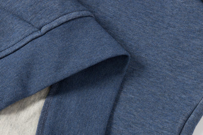 拉鏈帽衫（牛仔藍）