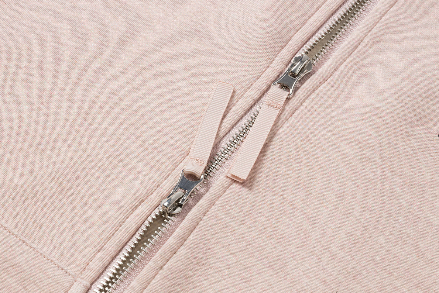 拉鏈帽衫（紫粉）