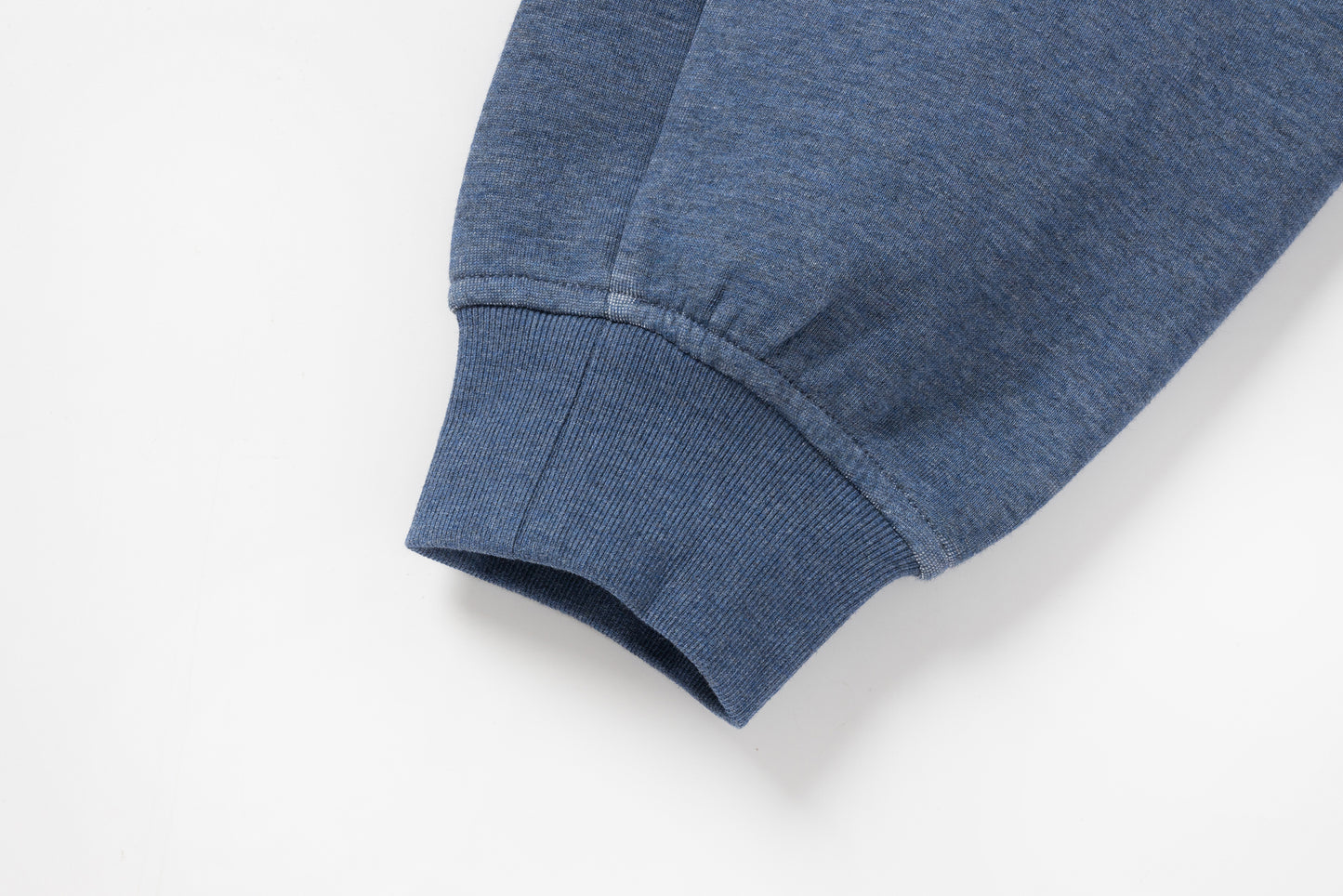 拉鏈帽衫（牛仔藍）