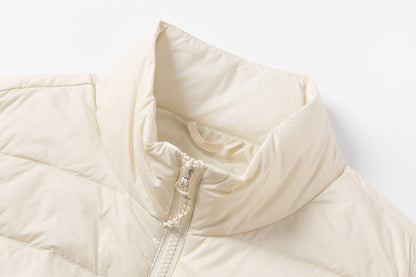 電熱羽絨馬甲（米白）